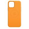 Фото — Чехол для смартфона Apple MagSafe для iPhone 12 mini, кожа, «золотой апельсин»